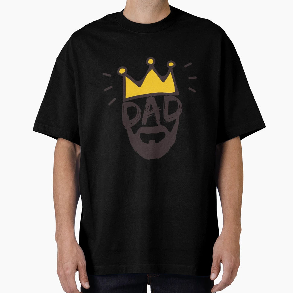 Happy Fathers Day Funny Daddy King T-Shirt - Aesthetic Graphic Men Women - T-Shirt, Sweatshirt, Hoodie