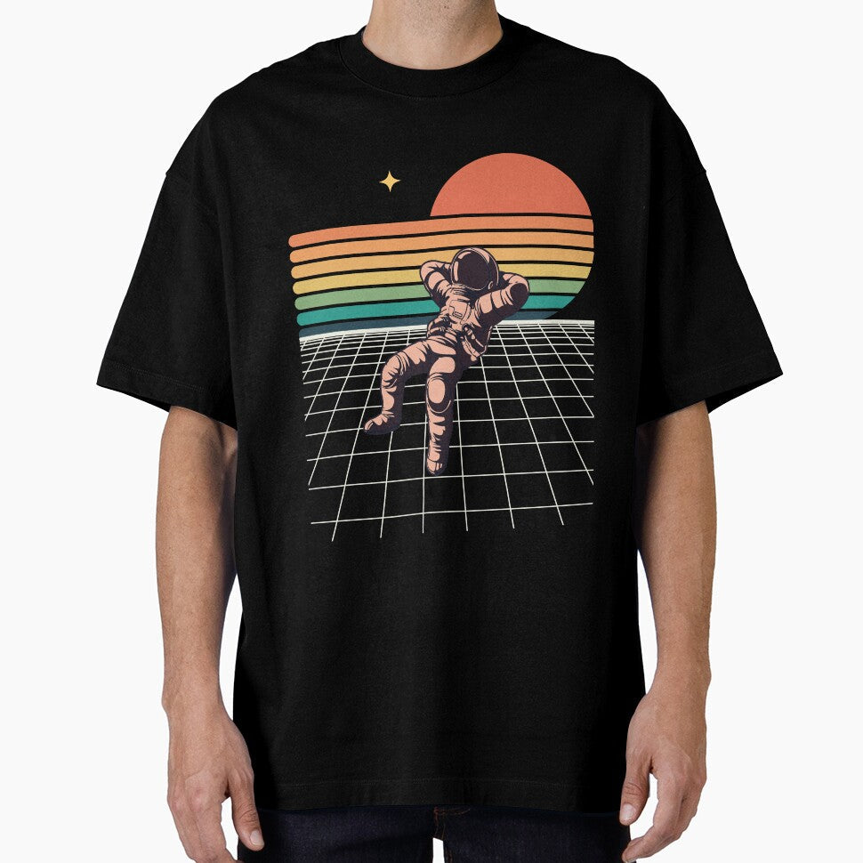 An astronaut's day in space by Similce - Adult & Kids T-Shirts, Sweatshirts & Hoodies apparel design preview 1