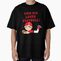 Football Player This Loves Football T-Shirt - Aesthetic Graphic Unisex - T-Shirt, Sweatshirt, Hoodie