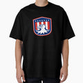 American Bald Eagle Head Flag Shield T-Shirt - Graphic Print for Adults - T-Shirt, Sweatshirt, Hoodie