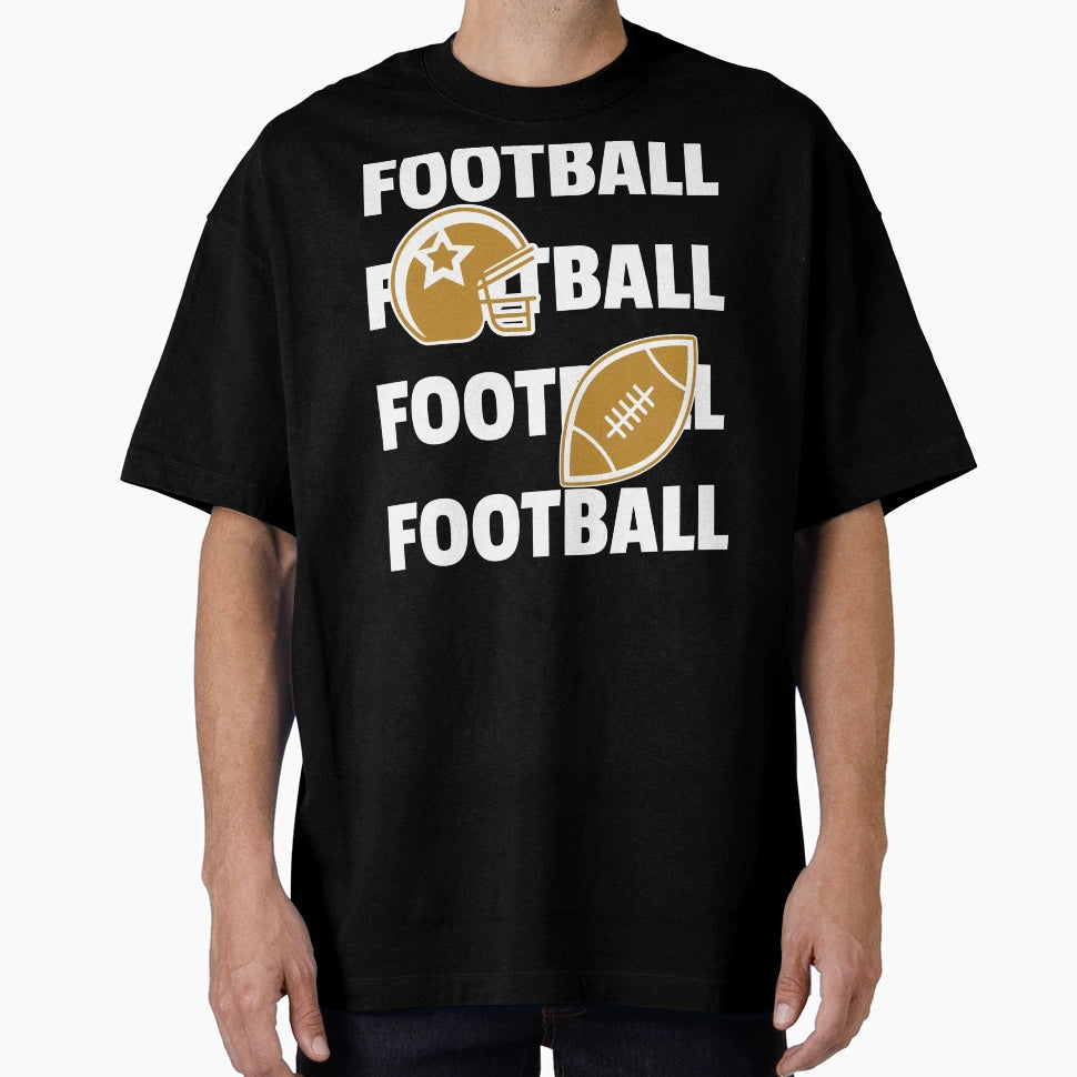Football Lover T-Shirt - Minimalist Print for Adults - T-Shirt, Sweatshirt, Hoodie
