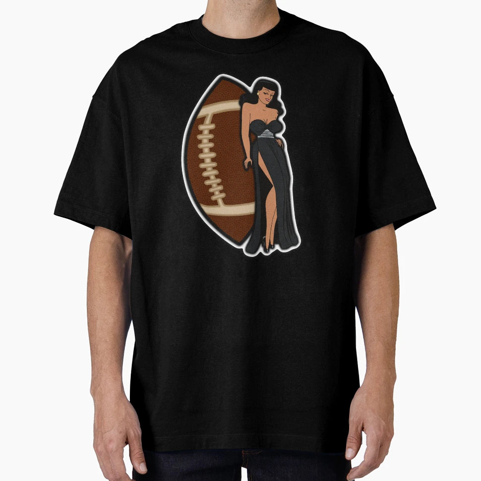 Las Vegas Football Babe T-Shirt - Graphic Print for Adults - T-Shirt, Sweatshirt, Hoodie