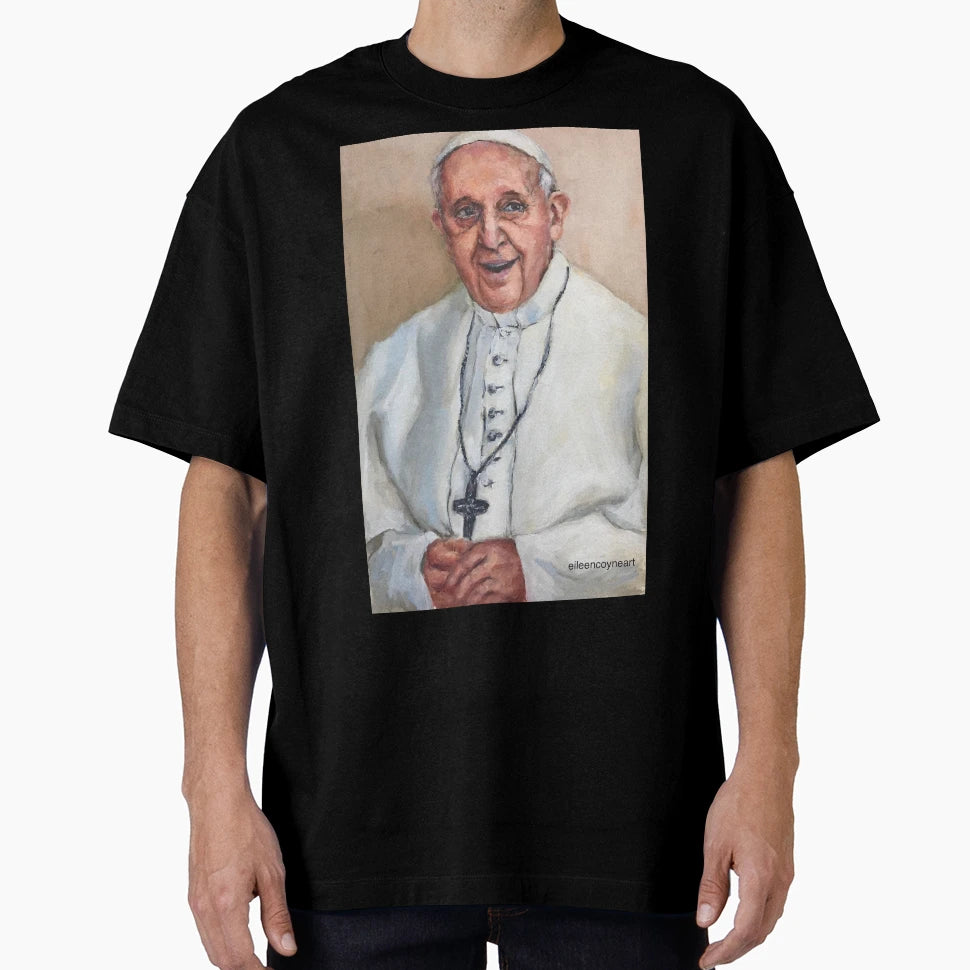 Pope Francis T-Shirt - Custom Art Print Men Women - T-Shirt, Sweatshirt, Hoodie