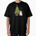 American Football Tree Holiday Gift T-Shirt - Fun Novelty Design Men Women - T-Shirt, Sweatshirt, Hoodie