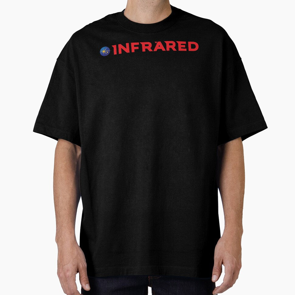 Infrared Creative All Red Logo with Badge by - Adult & Kids T-Shirts, Sweatshirts & Hoodies apparel design preview 1
