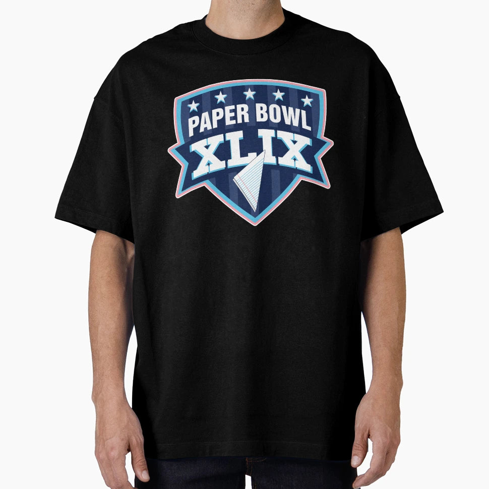 Paper Bowl Sunday T-Shirt - Trendy Graphic Unisex - T-Shirt, Sweatshirt, Hoodie
