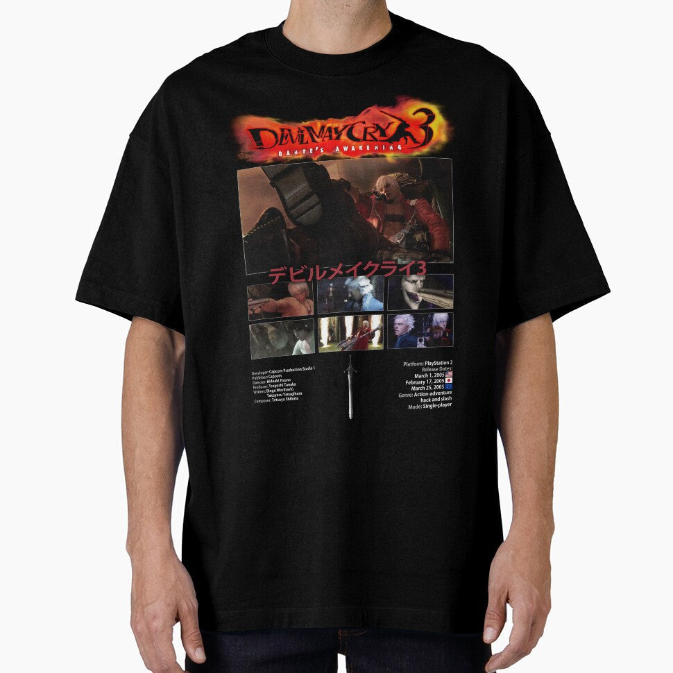 Devil May Cry 3 Gaming Art by WHAT THE - Adult & Kids T-Shirts, Sweatshirts & Hoodies apparel design preview 1