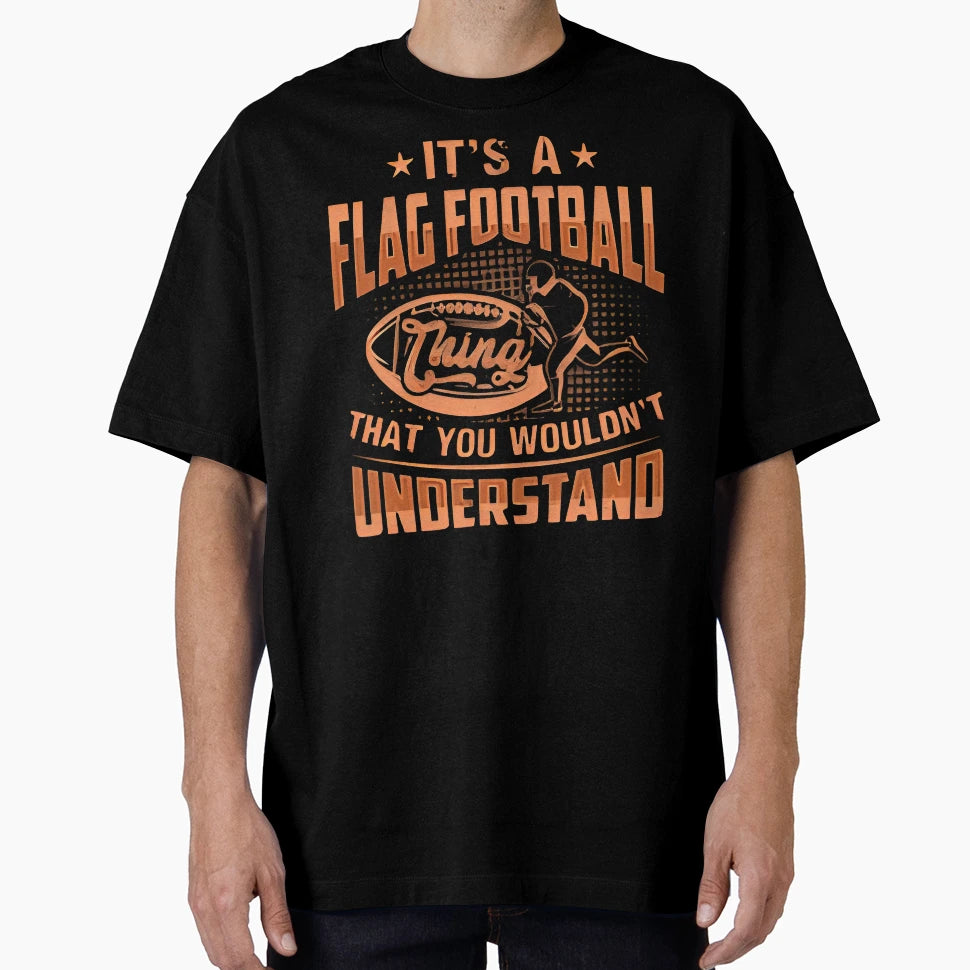 Flag Foot Ball T-Shirt - Casual Everyday Wear Unisex - T-Shirt, Sweatshirt, Hoodie