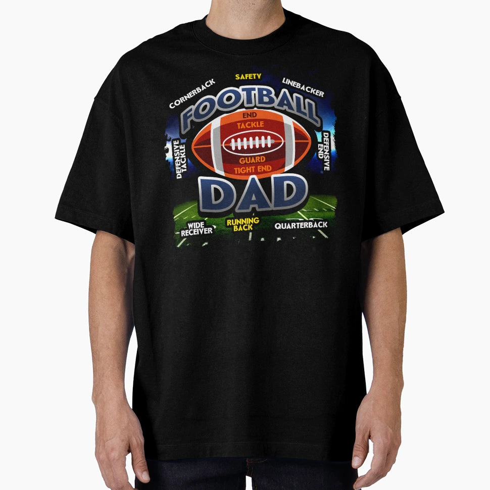 American Football Playing Positions T-Shirt - Unique Graphic Men Women - T-Shirt, Sweatshirt, Hoodie