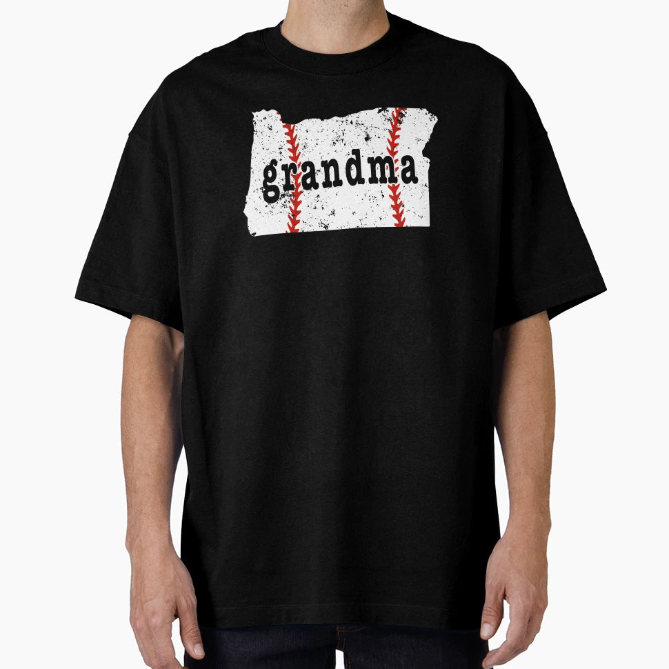 Baseball Grandma Oregon Softball T-Shirt - Graphic Print for Adults - T-Shirt, Sweatshirt, Hoodie