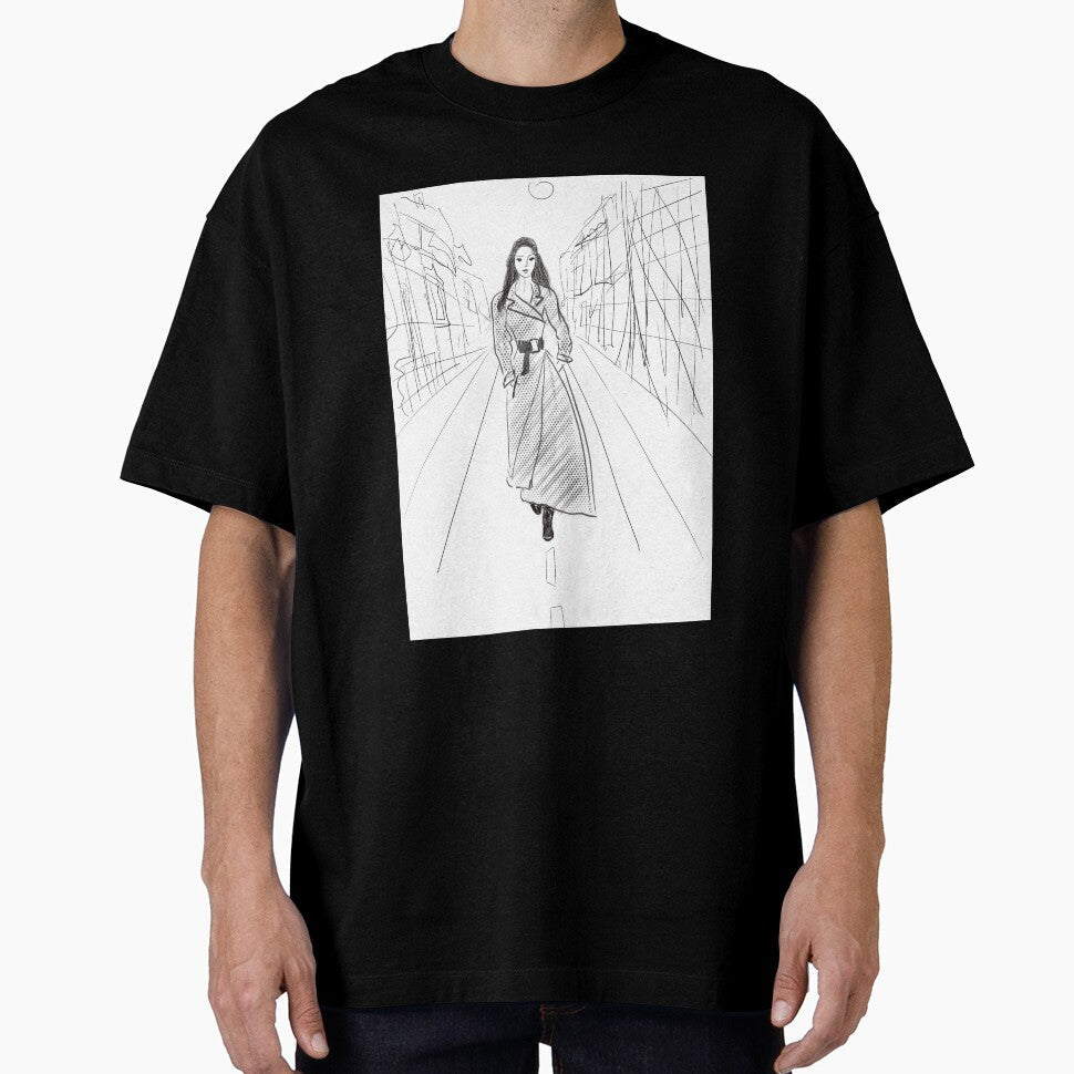 Urban girl by Nata-pattern - Adult & Kids T-Shirts, Sweatshirts & Hoodies apparel design preview 1