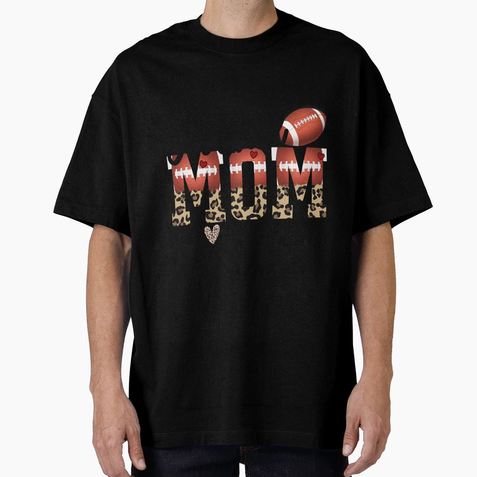 Football Mom T-Shirt - Minimalist Print for Adults - T-Shirt, Sweatshirt, Hoodie