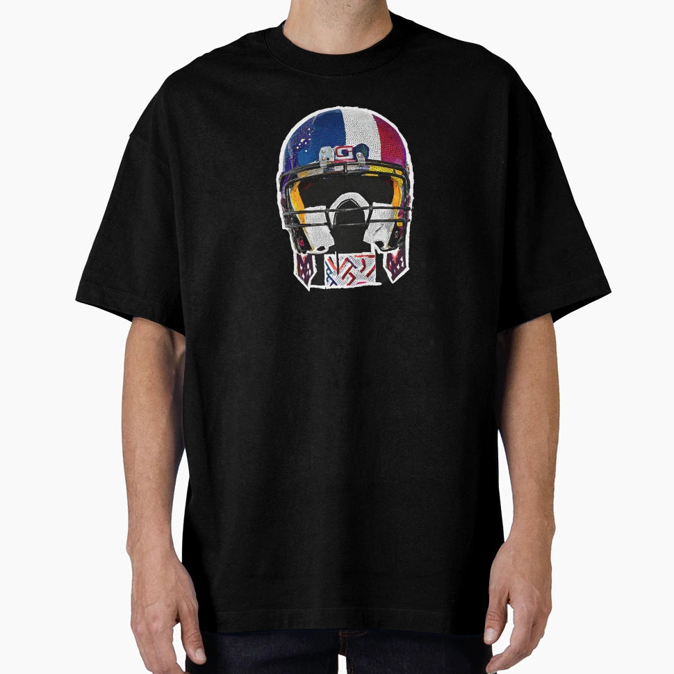 Easy Rider American Football Helmet T-Shirt - Custom Art Print for Adults - T-Shirt, Sweatshirt, Hoodie