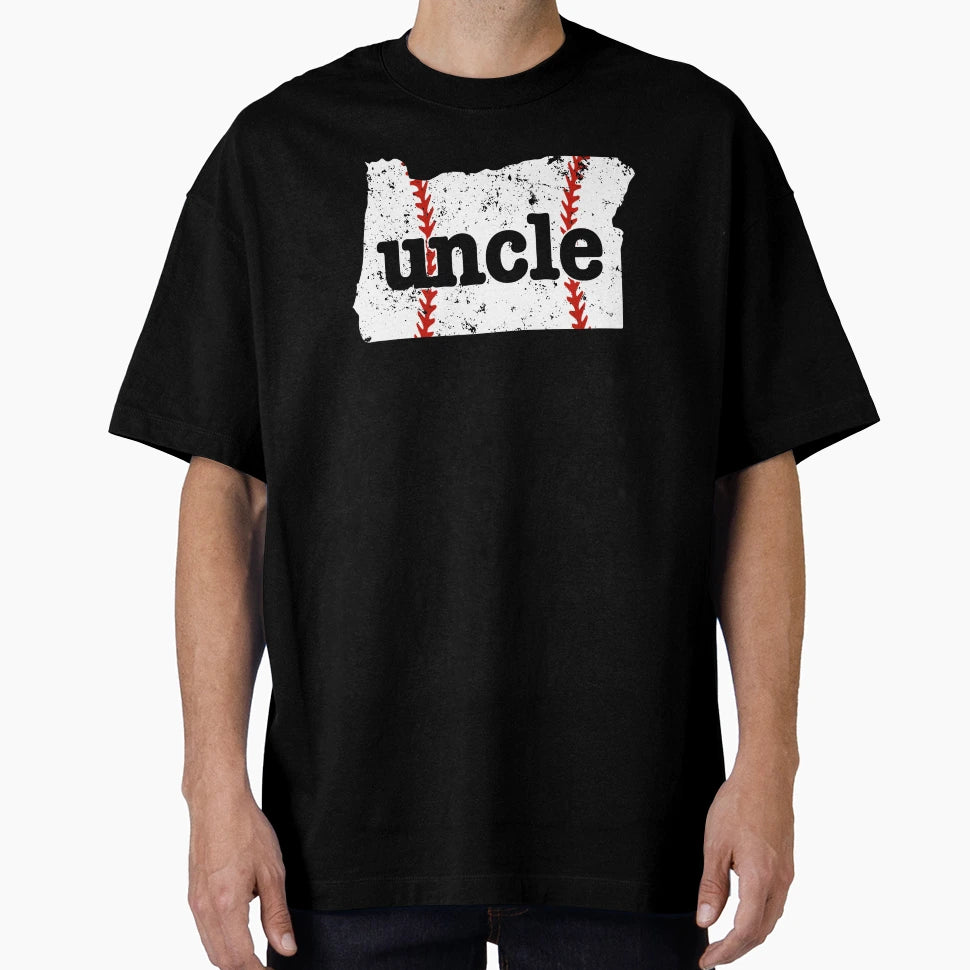 Uncle Baseball Oregon Softball Uncle T-Shirt - Custom Art Print for Adults - T-Shirt, Sweatshirt, Hoodie