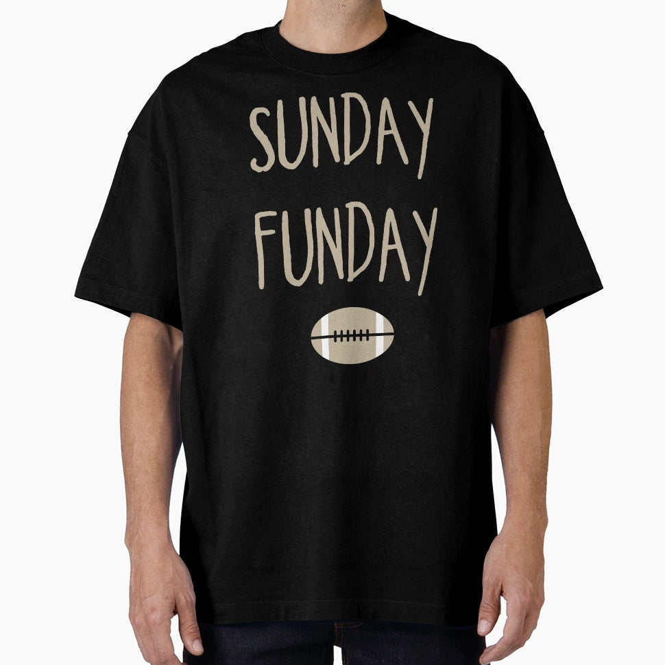 Sunday Funday T-Shirt - Minimalist Print Men Women - T-Shirt, Sweatshirt, Hoodie