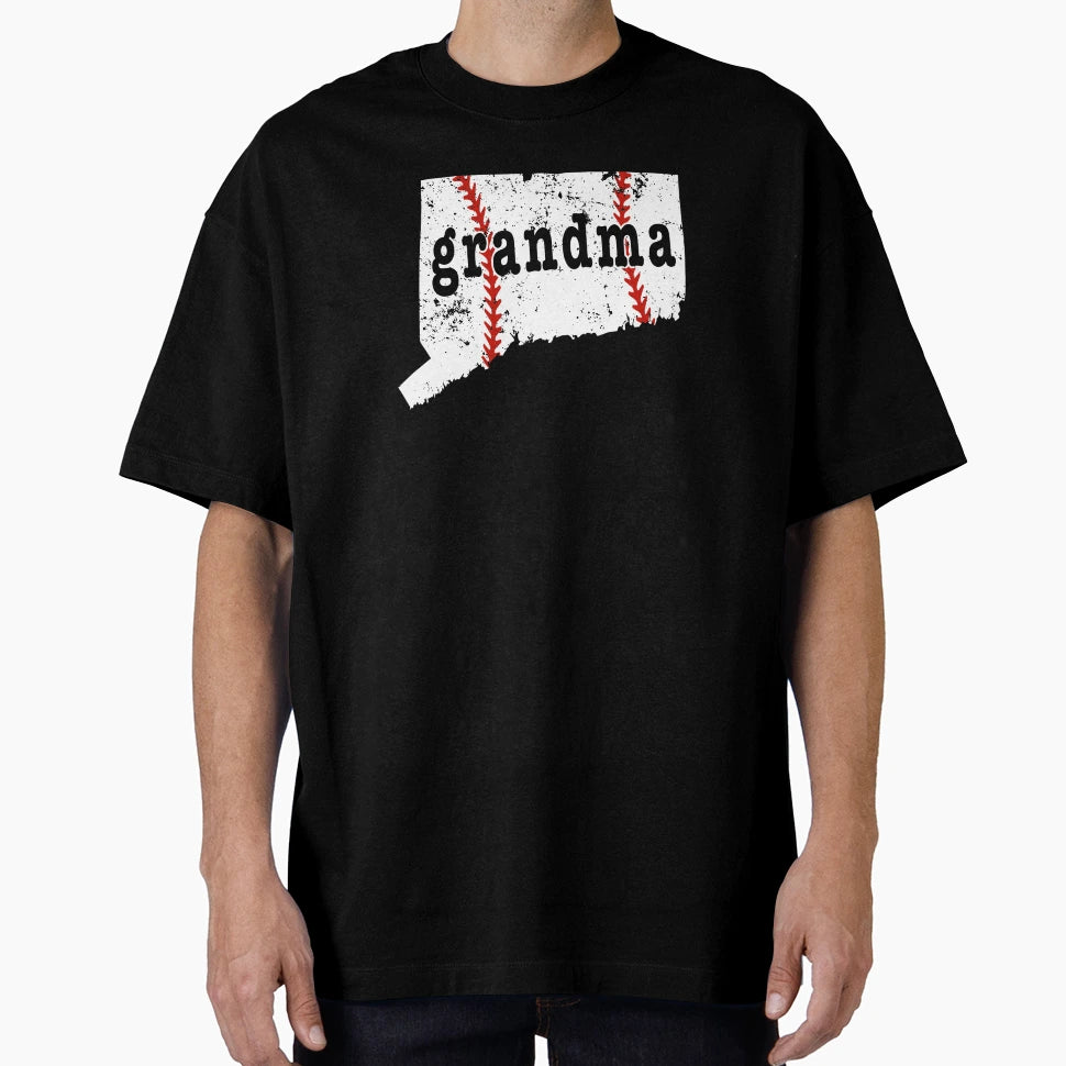 Softball Grandma Shirts Connecticut T-Shirt - Aesthetic Graphic Unisex - T-Shirt, Sweatshirt, Hoodie