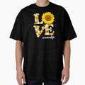Love Nana Sunflower Sunflower T-Shirt - Minimalist Print Men Women - T-Shirt, Sweatshirt, Hoodie