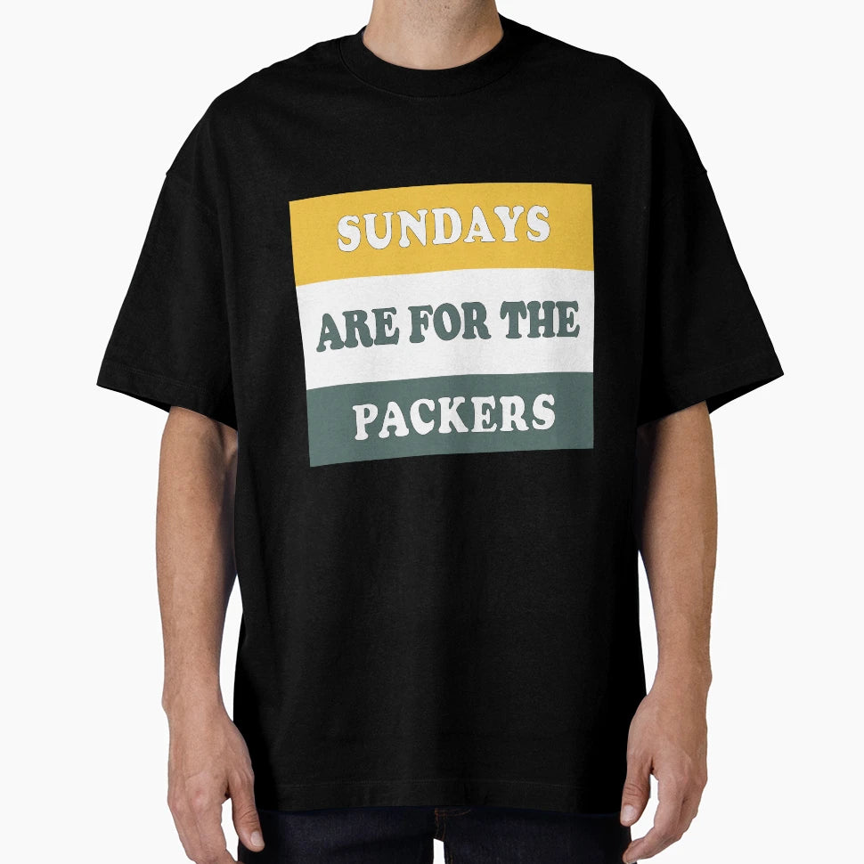 Sundays Are Packers Funny T-Shirt - Unique Graphic Men Women - T-Shirt, Sweatshirt, Hoodie