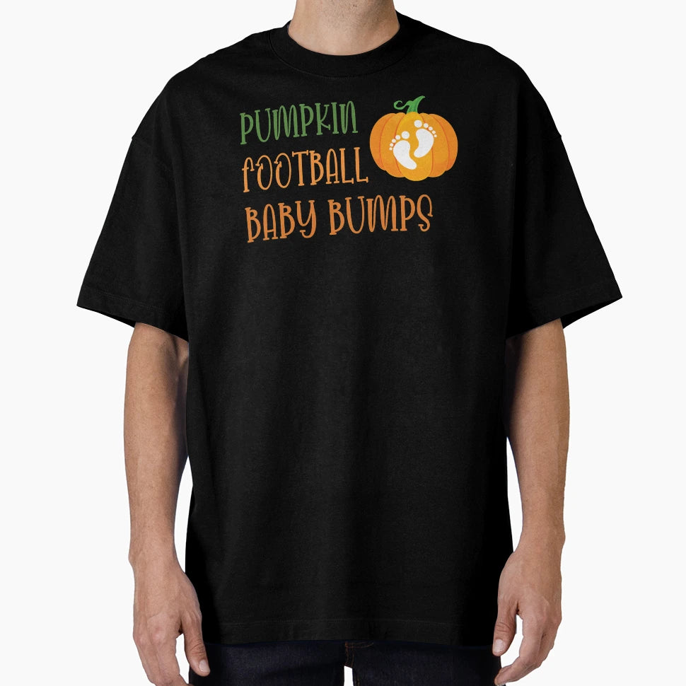 Pumpkin Football Bumps Football T-Shirt - Streetwear Style for Adults - T-Shirt, Sweatshirt, Hoodie