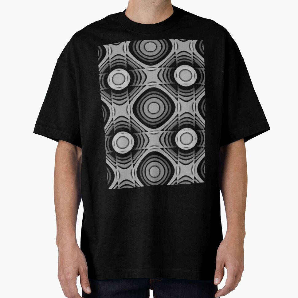 RETRO BLACK WHITE AND GREY DAYZ PATTERN FOR FUNKY - Adult & Kids T-Shirts, Sweatshirts & Hoodies apparel design preview 1