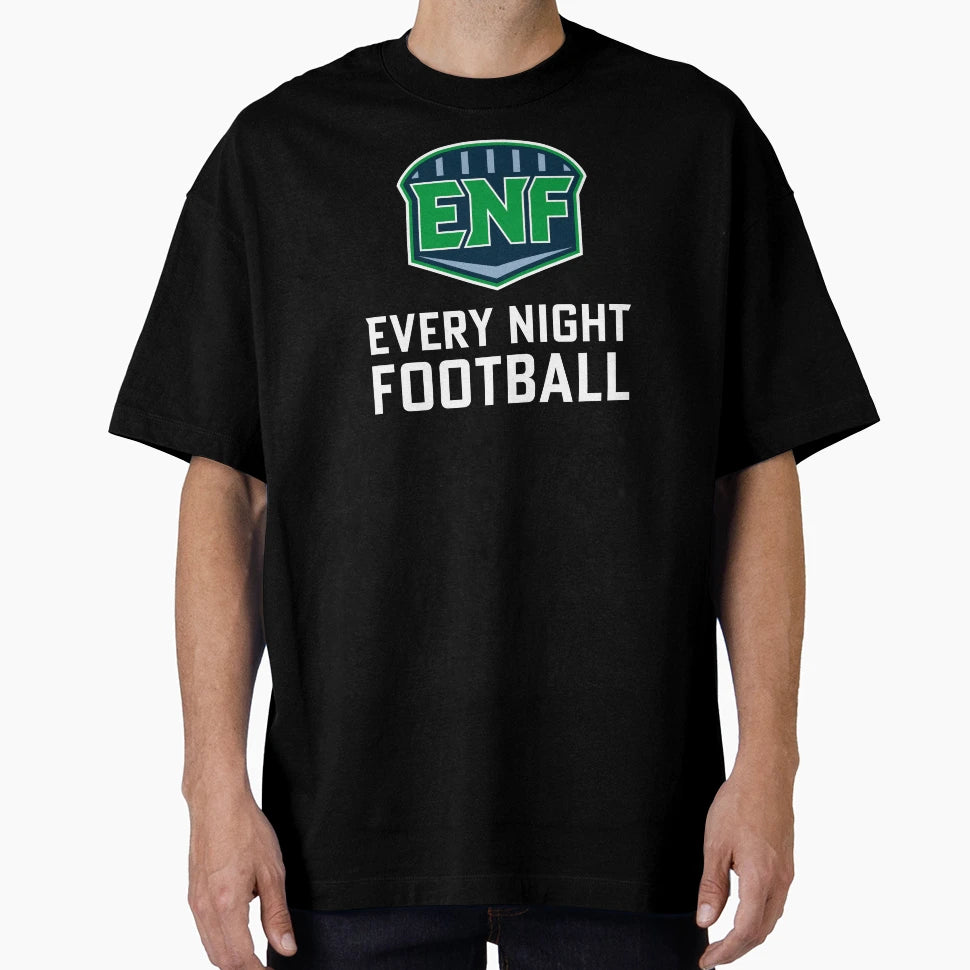 Every Night Football Primary Lockup T-Shirt - Aesthetic Graphic Unisex - T-Shirt, Sweatshirt, Hoodie