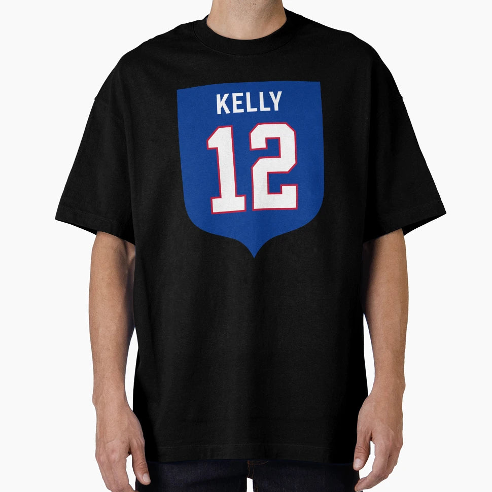Jim Kelly 12 Emblem T-Shirt - Streetwear Style Unisex - T-Shirt, Sweatshirt, Hoodie