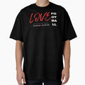 Love Football Red T-Shirt - Trendy Graphic for Adults - T-Shirt, Sweatshirt, Hoodie