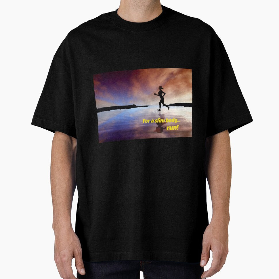 Woman! Do you want a slim body? Run!! by - Adult & Kids T-Shirts, Sweatshirts & Hoodies apparel design preview 1