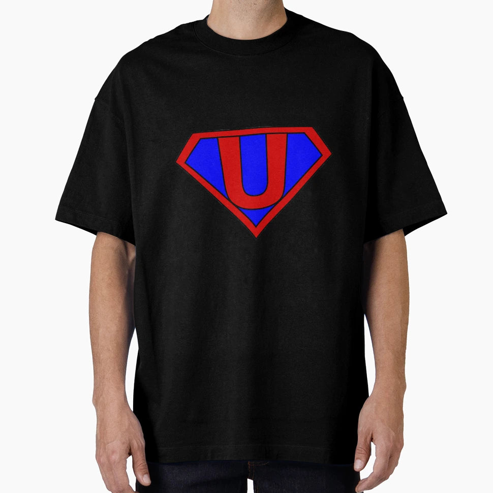 Hero Heroine Superhero Initials U T-Shirt - Streetwear Style Unisex - T-Shirt, Sweatshirt, Hoodie