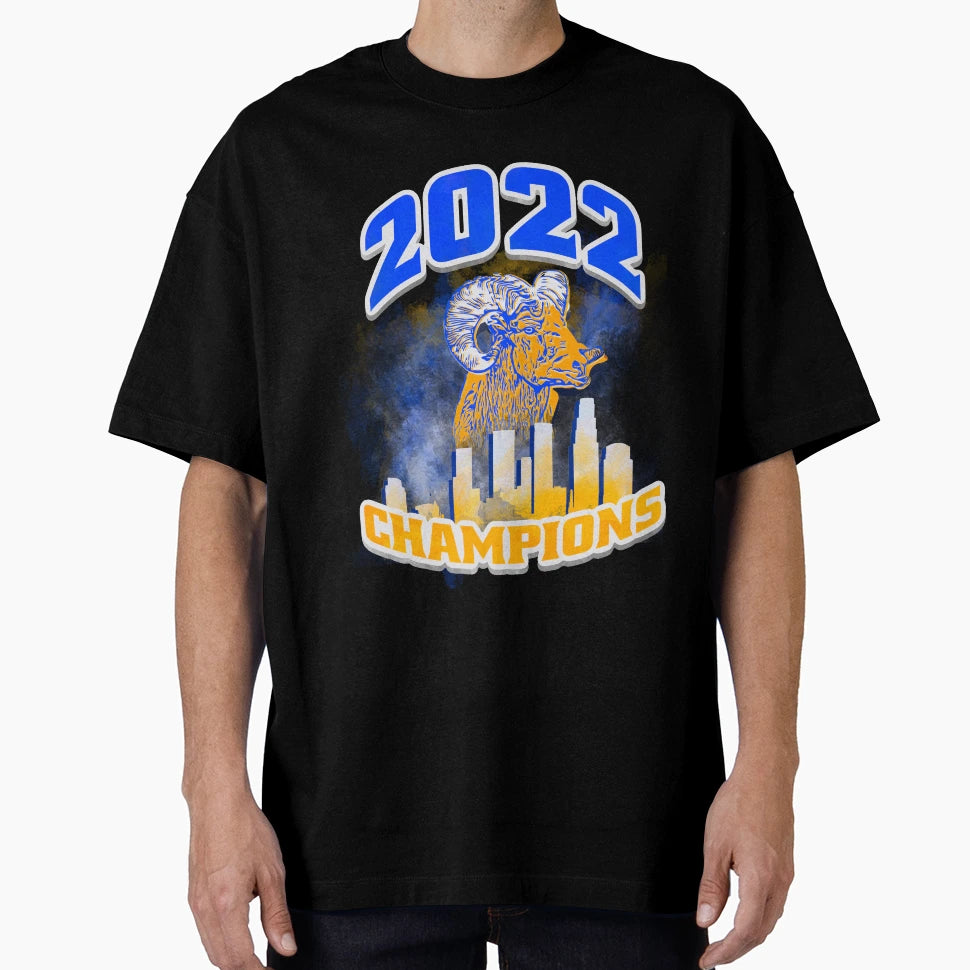 2022 Champions Los Angeles T-Shirt - Fun Novelty Design for Adults - T-Shirt, Sweatshirt, Hoodie