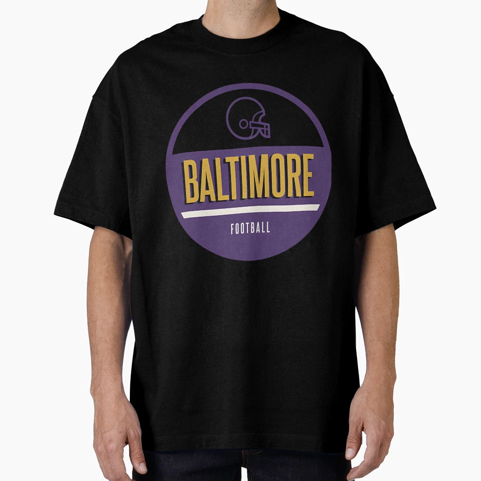 Baltimore Football T-Shirt - Aesthetic Graphic Unisex - T-Shirt, Sweatshirt, Hoodie