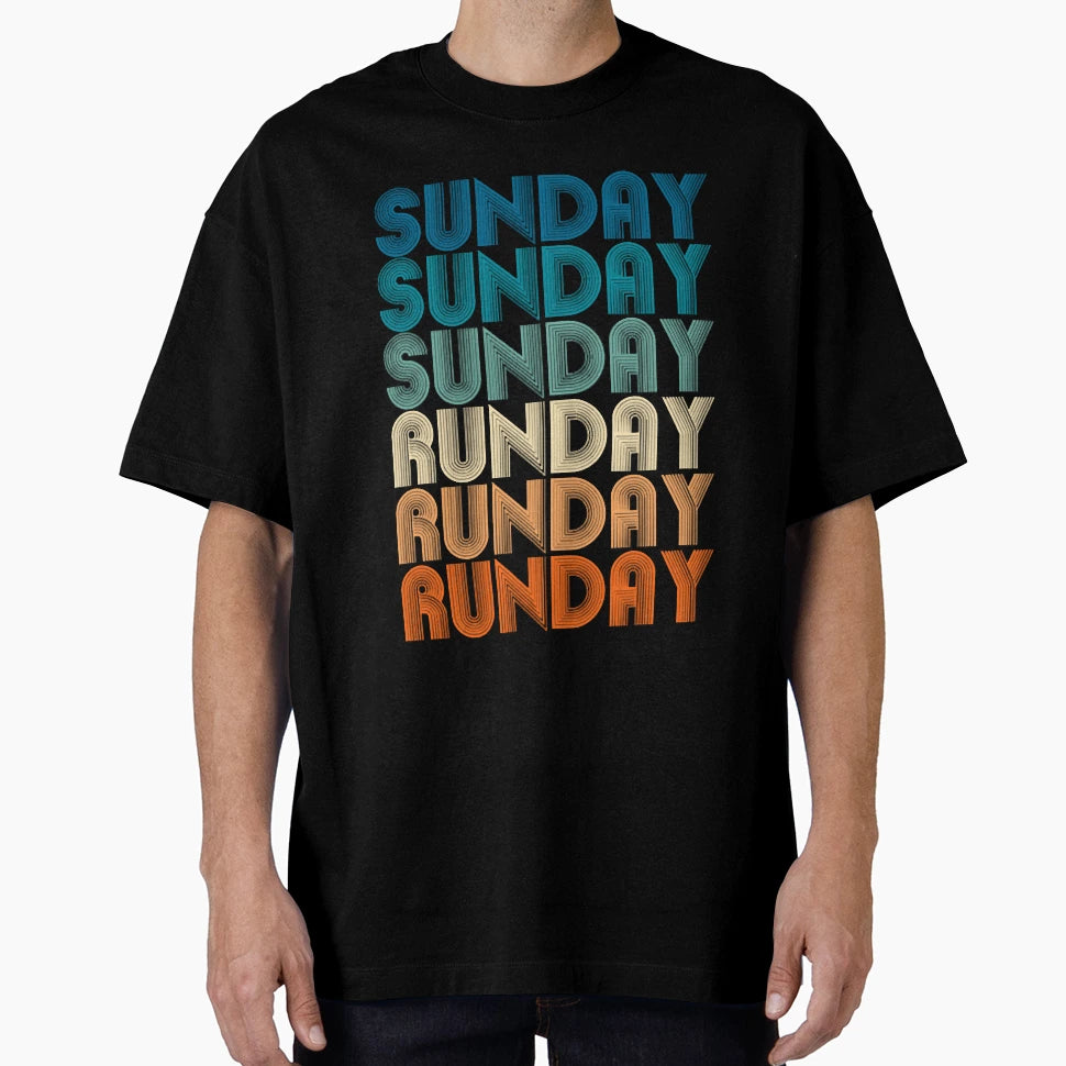 Sunday Runday Fitness Training T-Shirt - Graphic Print for Adults - T-Shirt, Sweatshirt, Hoodie