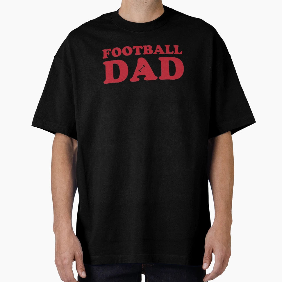 Football Dad Red T-Shirt - Aesthetic Graphic Men Women - T-Shirt, Sweatshirt, Hoodie