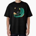 SURFING Minimalist Skeleton Streetwear Art by - Adult & Kids T-Shirts, Sweatshirts & Hoodies apparel design preview 1