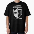Fantasy Football Legend Gray T-Shirt - Custom Art Print Unisex - T-Shirt, Sweatshirt, Hoodie