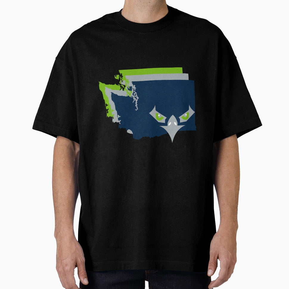Washington Border Seahawks T-Shirt - Streetwear Style for Adults - T-Shirt, Sweatshirt, Hoodie