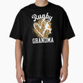 Rugby Grandma Heart Proud Rugby T-Shirt - Custom Art Print for Adults - T-Shirt, Sweatshirt, Hoodie
