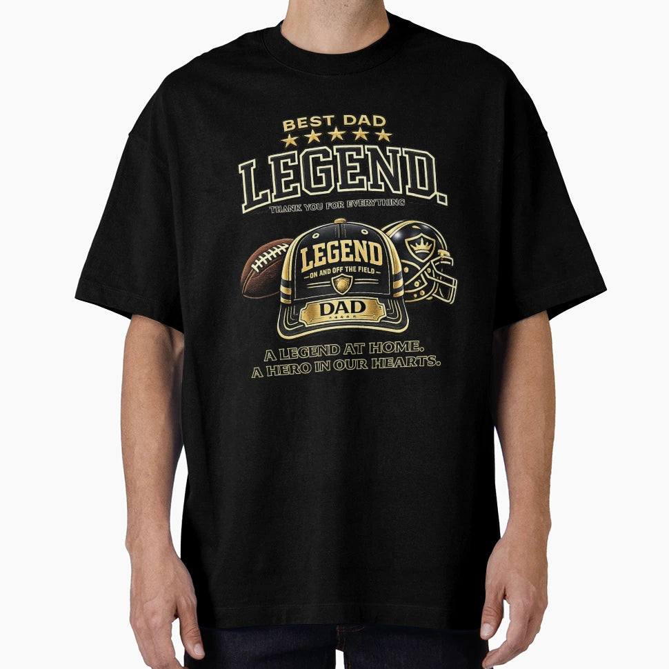 Dad Legend Black Baseball Cap T-Shirt - Streetwear Style Unisex - T-Shirt, Sweatshirt, Hoodie