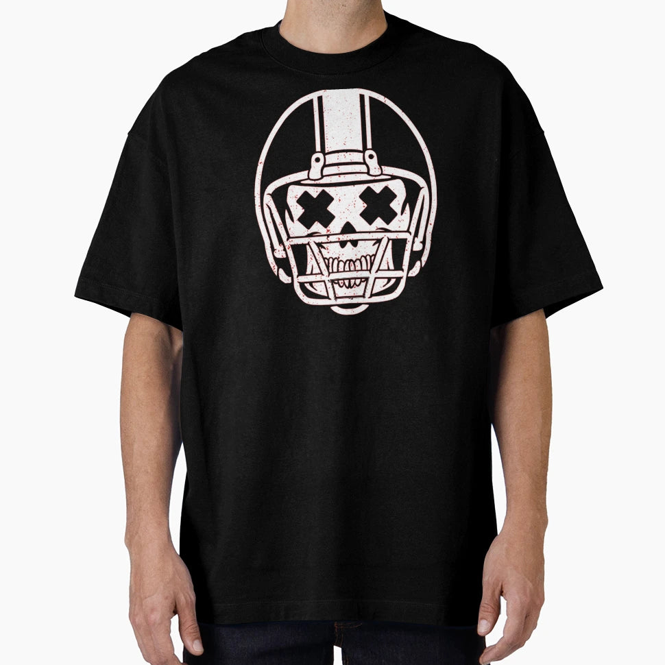 Football Sport Helmt T-Shirt - Minimalist Print Unisex - T-Shirt, Sweatshirt, Hoodie