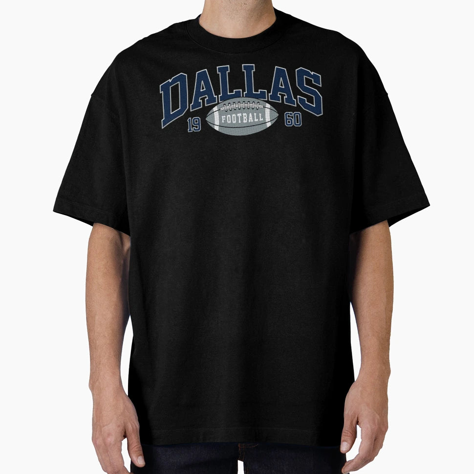 Dallas Football Varsity T-Shirt - Custom Art Print for Adults - T-Shirt, Sweatshirt, Hoodie