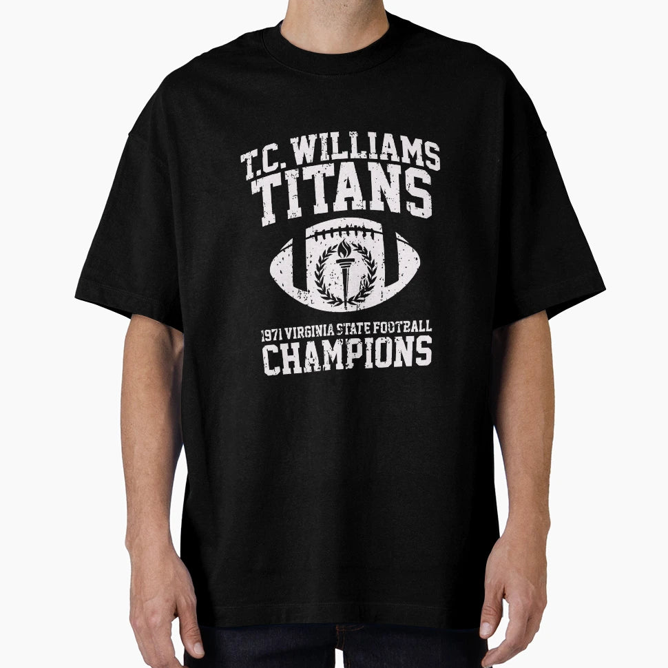 T C Williams Titans 1971 Football T-Shirt - Minimalist Print Men Women - T-Shirt, Sweatshirt, Hoodie