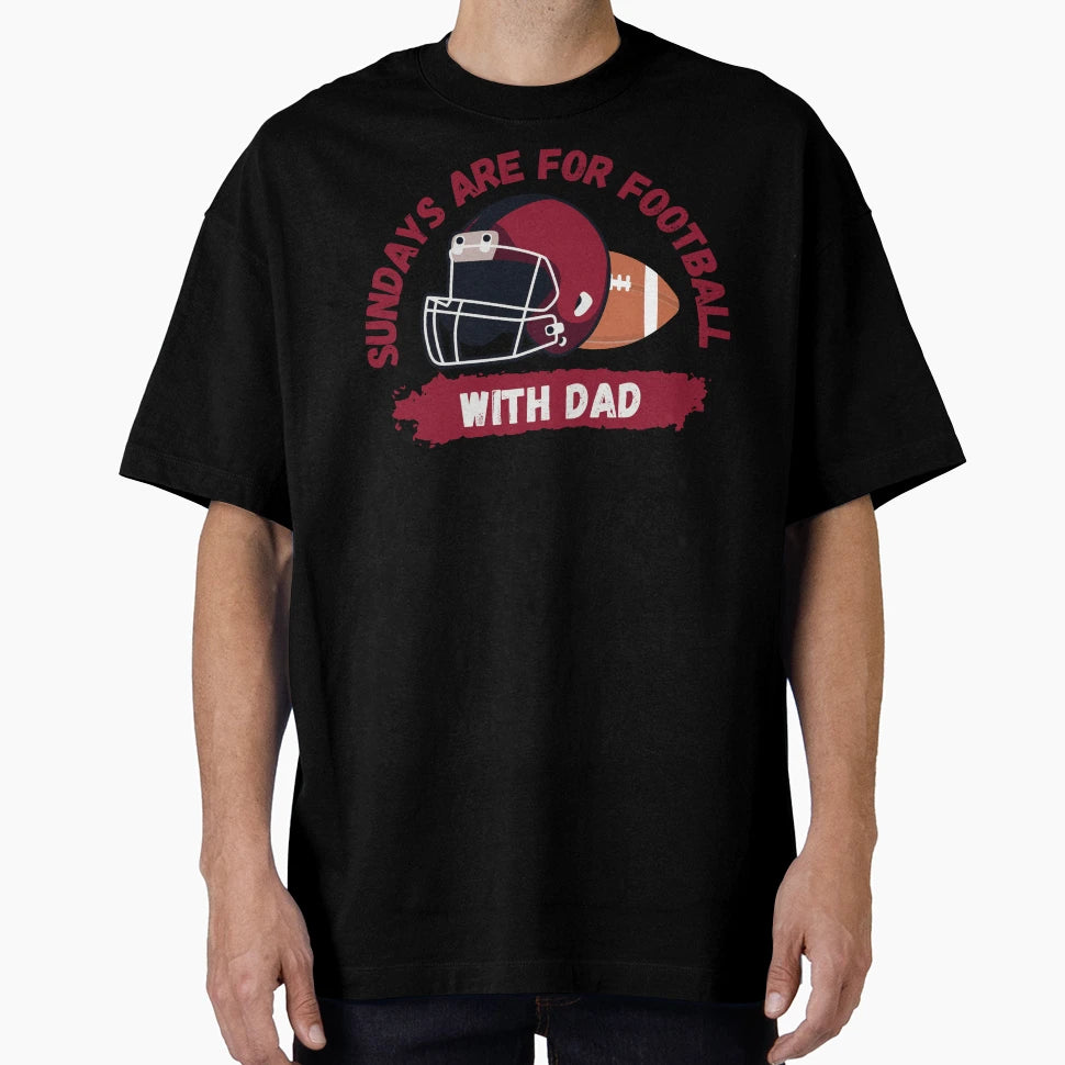 Sundays Are Football Dad T-Shirt - Aesthetic Graphic Unisex - T-Shirt, Sweatshirt, Hoodie