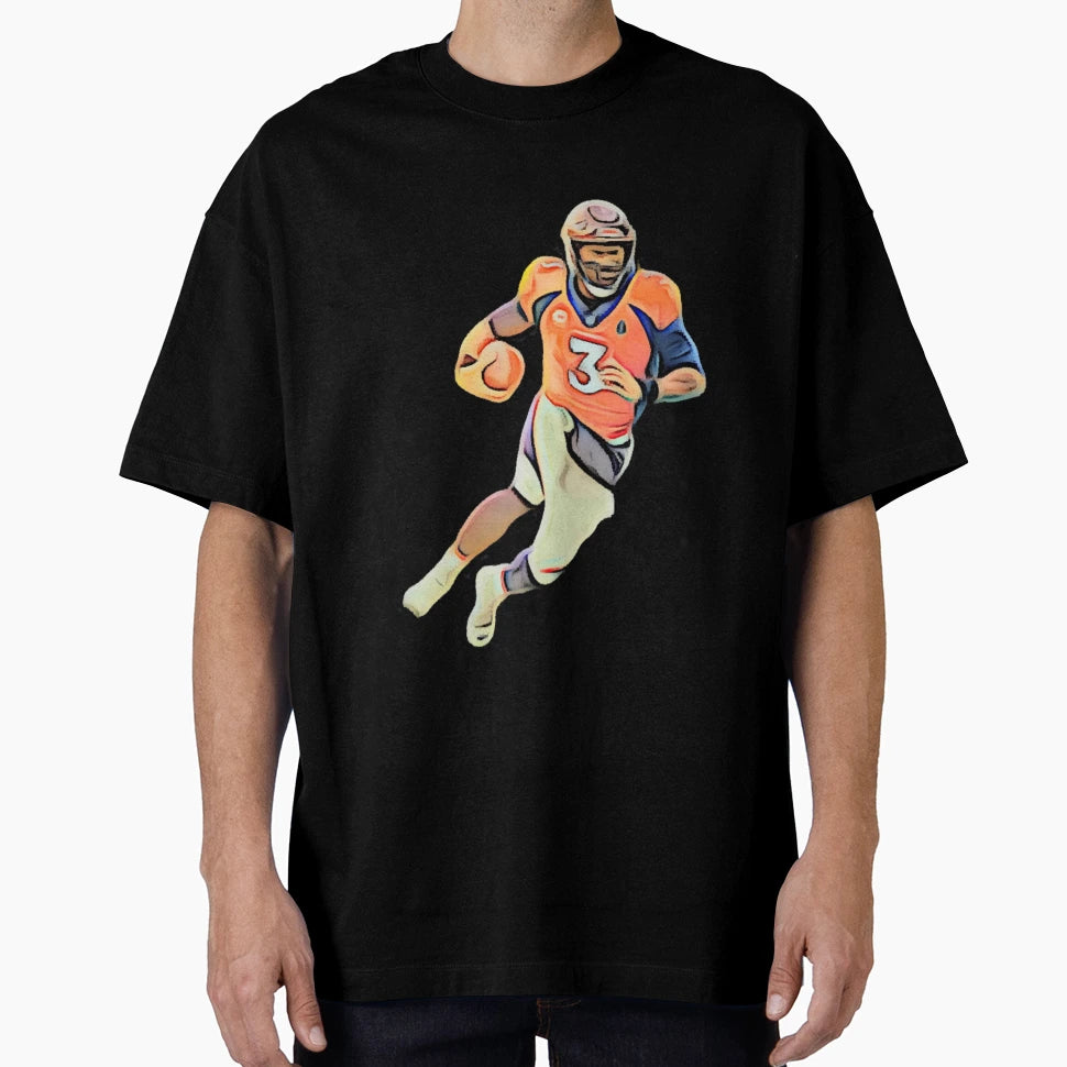 Russell Wilson Denver Quarter Back Bold T-Shirt - Streetwear Style Unisex - T-Shirt, Sweatshirt, Hoodie