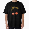 American Football Mom Leopard And Messy T-Shirt - Graphic Print for Adults - T-Shirt, Sweatshirt, Hoodie