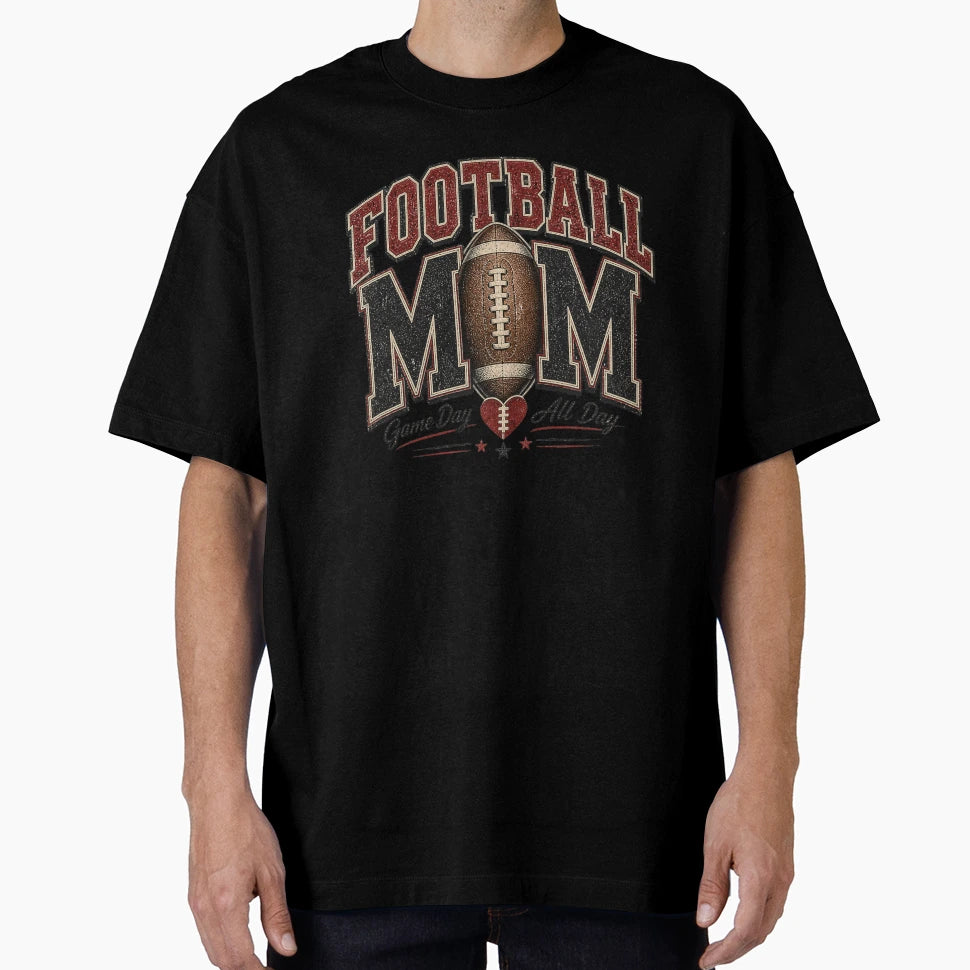 Football Mom Game Day T-Shirt - Unique Graphic Men Women - T-Shirt, Sweatshirt, Hoodie