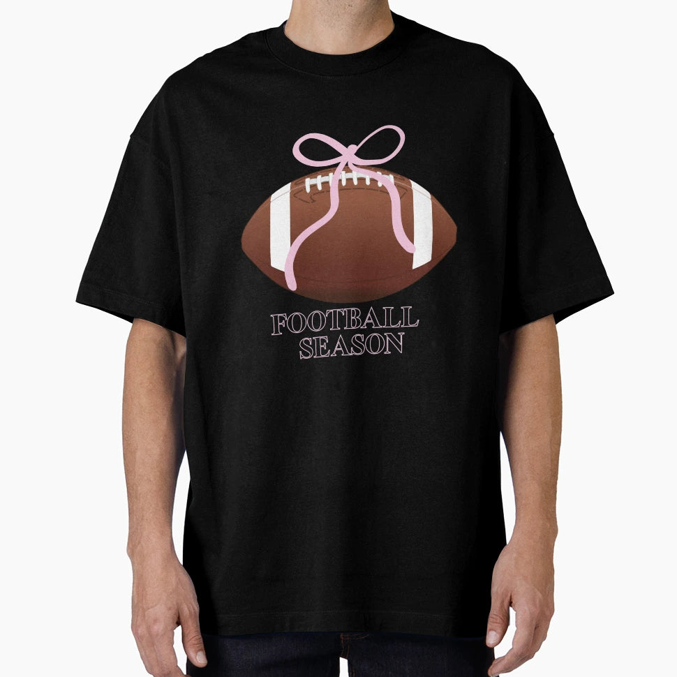 Girly Football Season T-Shirt - Casual Everyday Wear for Adults - T-Shirt, Sweatshirt, Hoodie