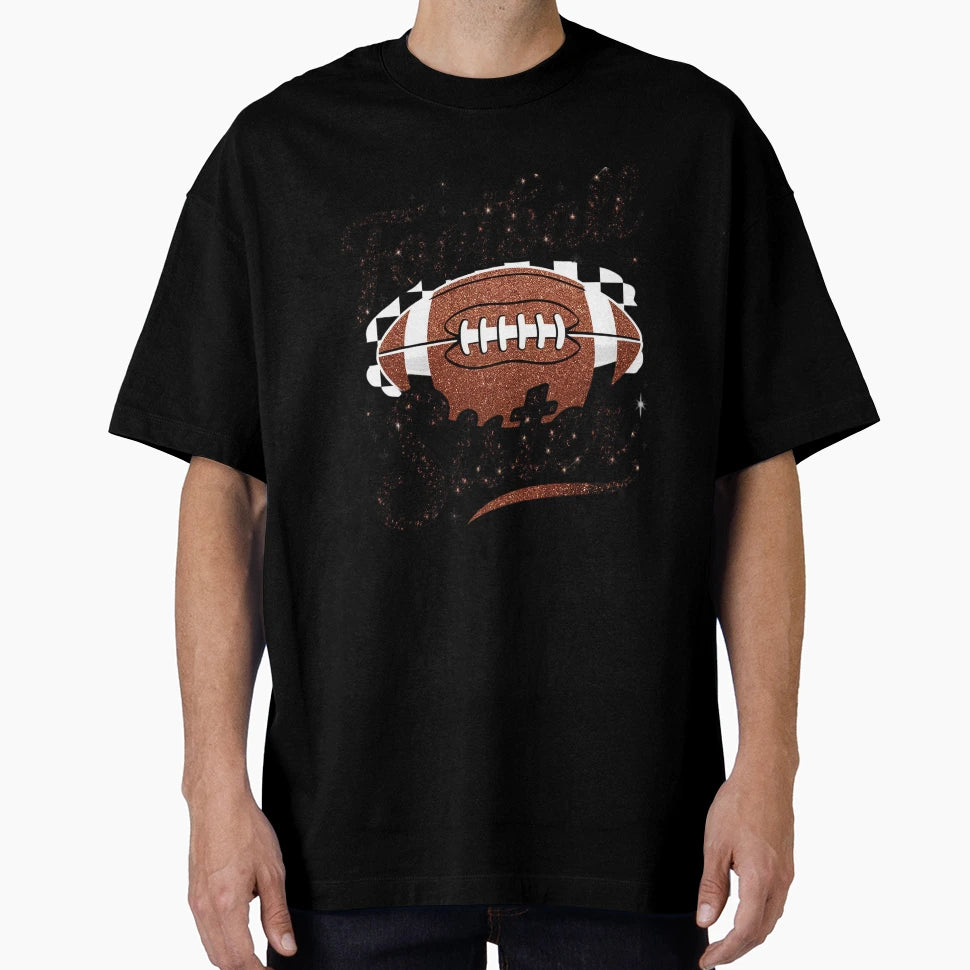 Coquette Bow American Football Sister T-Shirt - Novelty Apparel for Adults - T-Shirt, Sweatshirt, Hoodie
