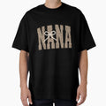 Nana Leopard Pearl Bow Trendy Mom T-Shirt - Minimalist Print Unisex - T-Shirt, Sweatshirt, Hoodie