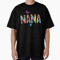 Nana Butterfly Granny Gift Gift Grandma T-Shirt - Aesthetic Graphic Unisex - T-Shirt, Sweatshirt, Hoodie