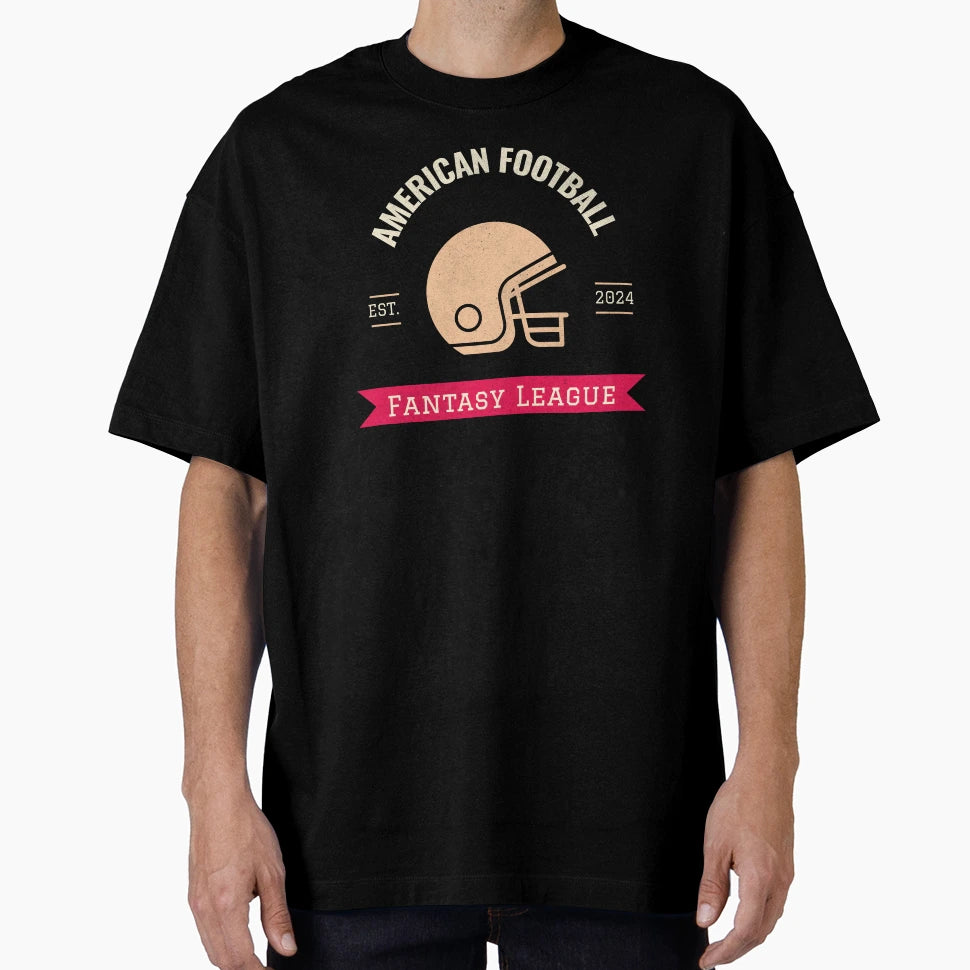 American Football Fantasy League Logo T-Shirt - Minimalist Print for Adults - T-Shirt, Sweatshirt, Hoodie